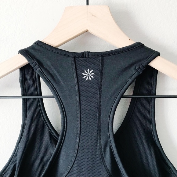 Athleta Tinker Tank Black Size Small Racerback Sleeveless Scoop Neck Drawstring - Picture 8 of 11